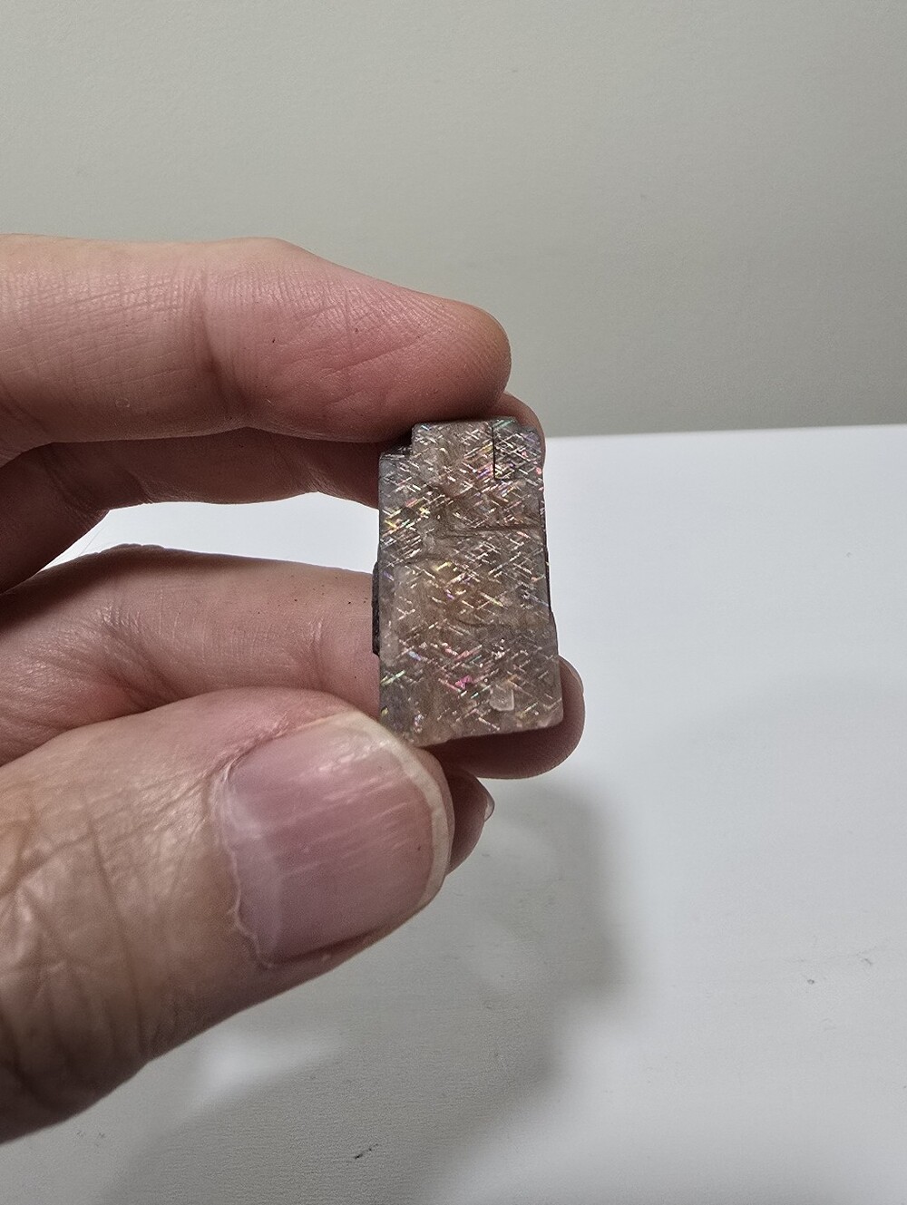 Rainbow Lattice Sunstone Crystal Specimen (small) #C